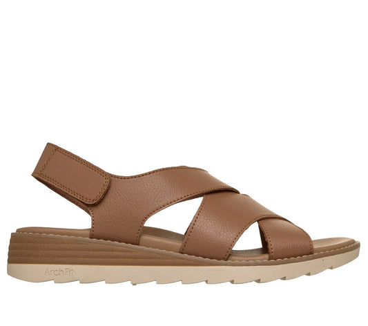 Skechers- Women BOBS Arch Fit Oasis - Cozy Crosser