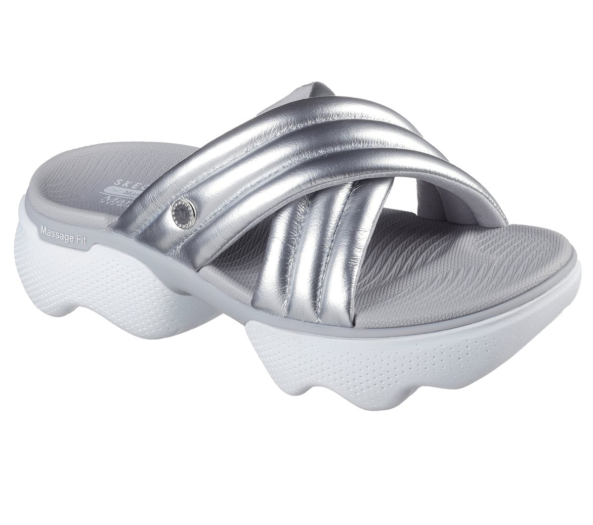 Skechers- Women Martha Stewart:Massage Fit Edge - Shine Bright
