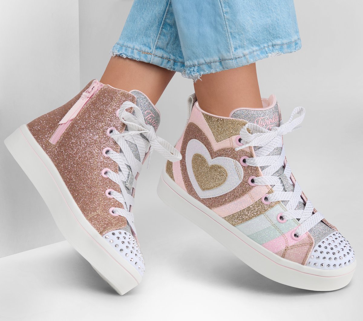Skechers- Women Twinkle Toes: HI-Lites - Heart Pop
