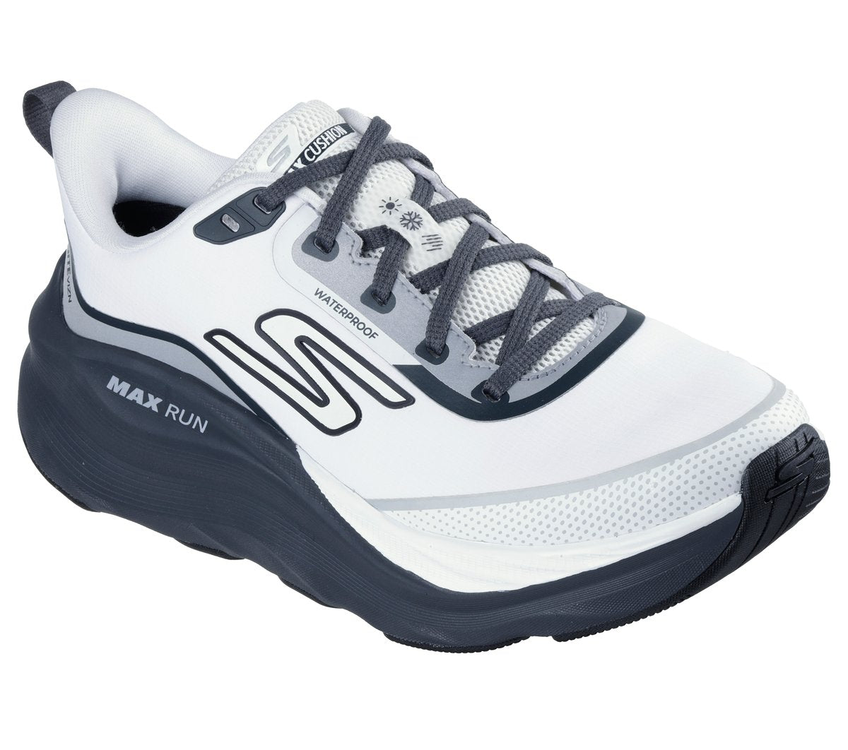 Skechers- Women Waterproof: Max Cushioning Max Run - Vorteza
