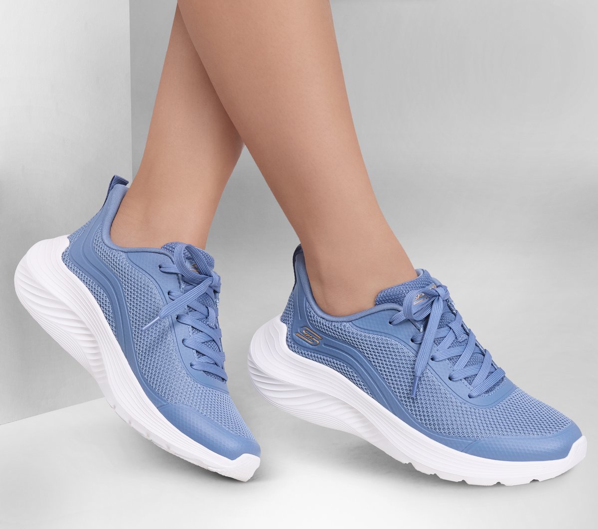 Skechers- Women BOBS Sport Squad Waves - Still Wading