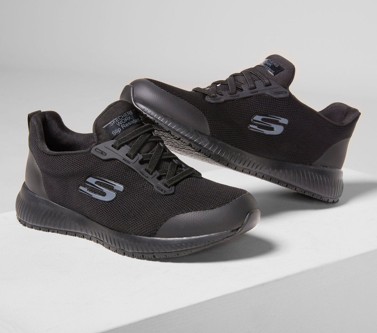Skechers- Women Work Slip-Resistant Relaxed Fit: Squad
