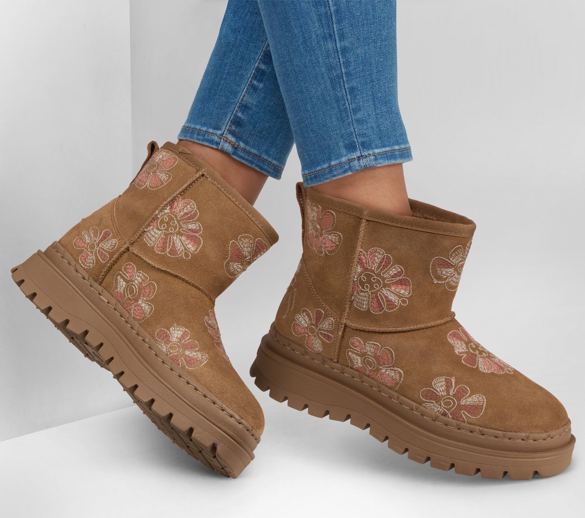Skechers- Women Jammers - Floral Chic