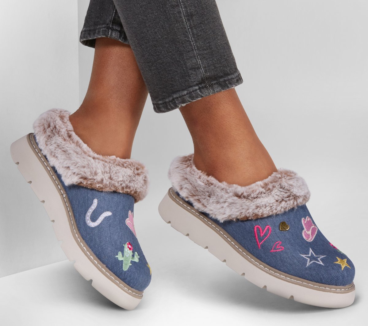 Skechers- Women BOBS Keepsakes Lite - Denim Dreams