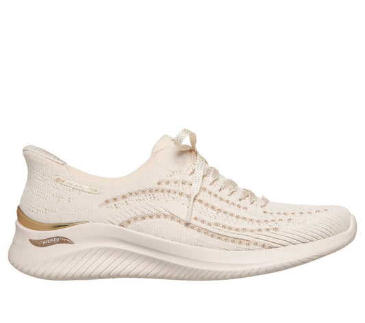 Skechers- Women Slip-ins Martha Stewart: Arch Fit Ultra Flex 3.0 - Metallic Grace