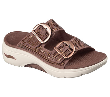 Skechers- Women|New Arrivals Martha Stewart: GO WALK Arch Fit 2.0 Sandal - Showstopper
