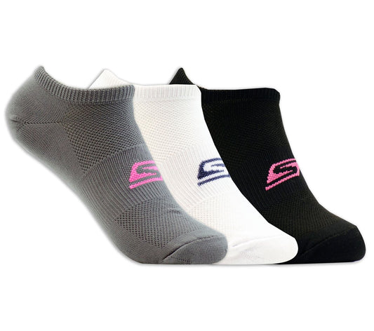 Skechers- Women|Clothing 3 Pack No Show Stretch Socks