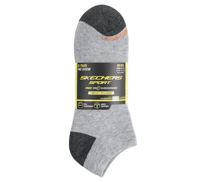 Skechers- Women|Men|Clothing 6 Pack Walking Low Cut Socks