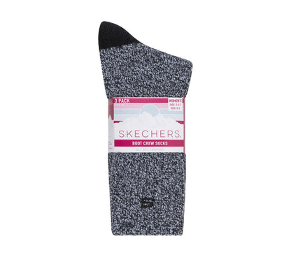 Skechers- Women|Clothing Super Soft Boot Crew Socks - 3 Pack