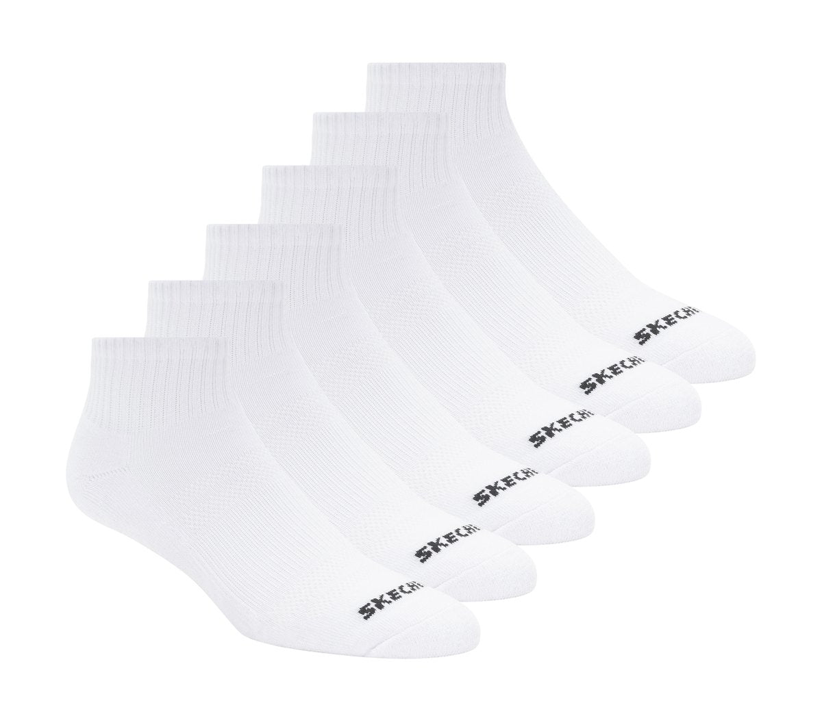 Skechers- Women|Clothing 6 Pack Core Quarter Medium Socks