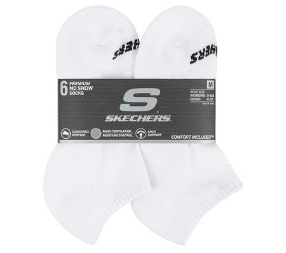 Skechers- Women|Men|Clothing 6 Pack Core Low Cut Medium Socks
