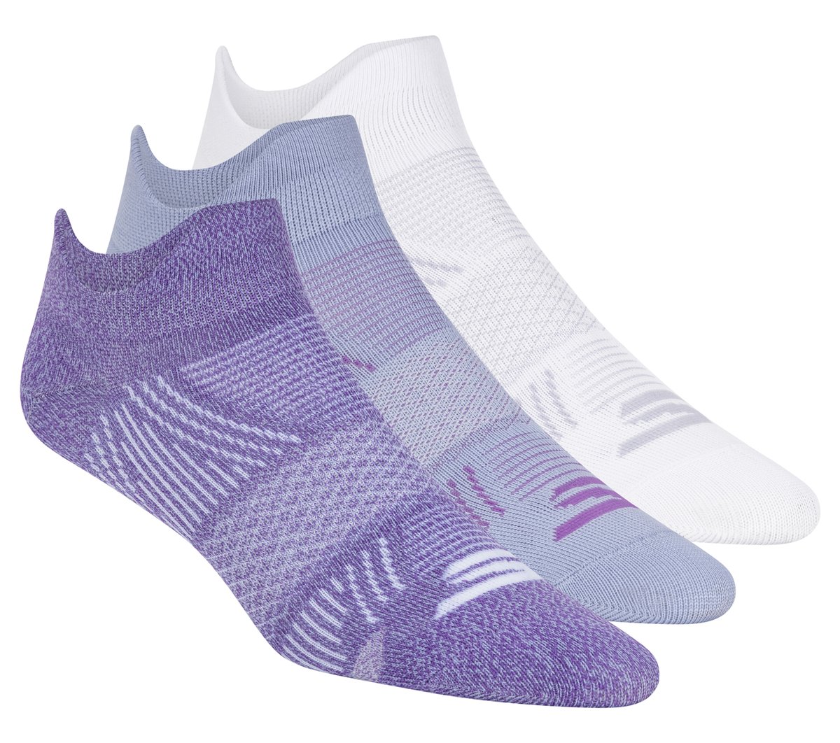 Skechers- Women|Clothing 3 Pack Women's Performance Low Cut Pattern Socks