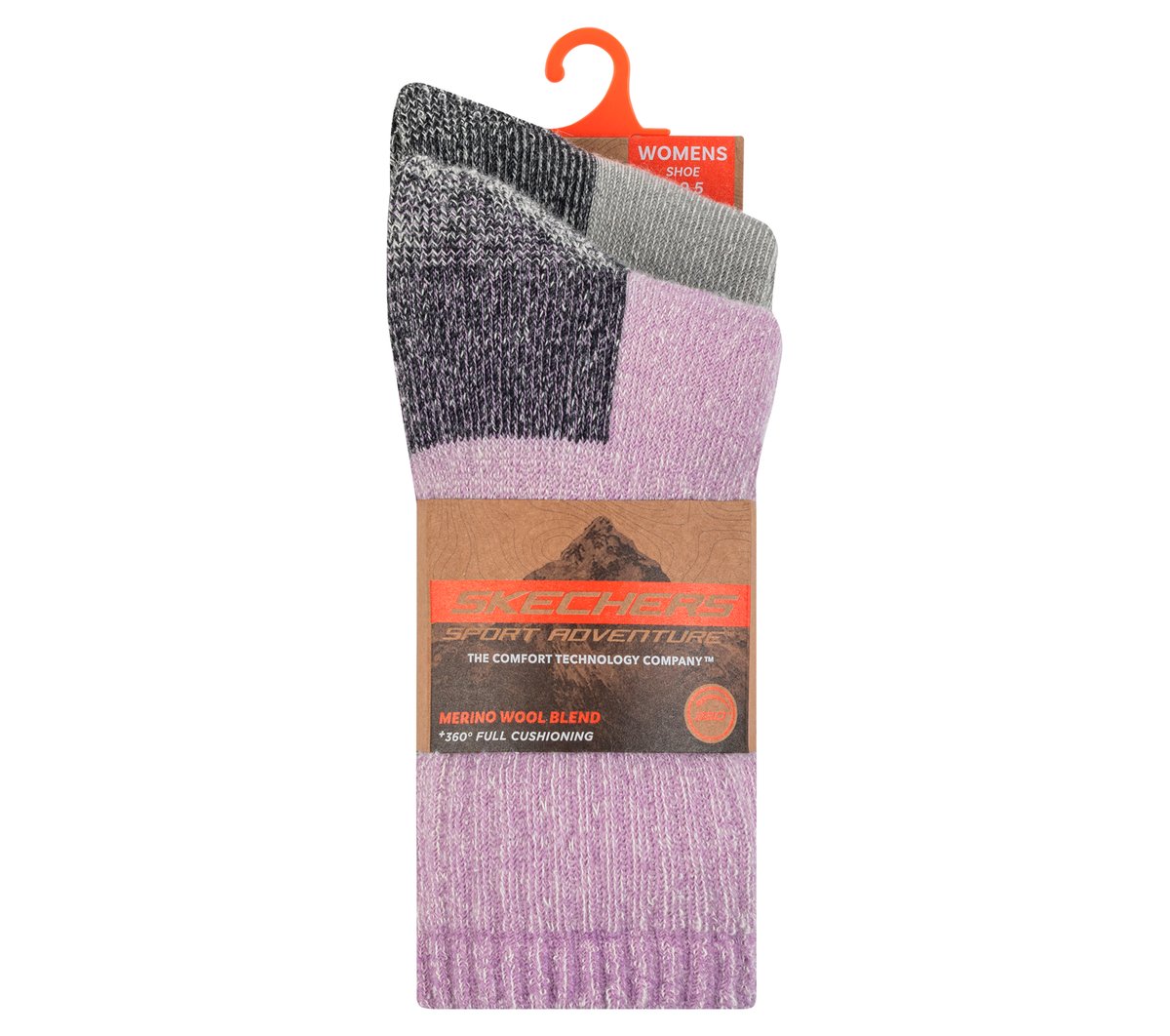 Skechers- Women|Clothing 2 Pack Women's Crew Wool Socks