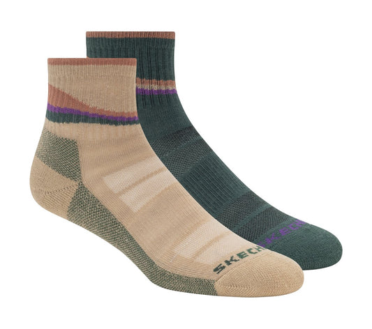 Skechers- Women|Clothing 2 Pack Women's Trail Quarter Socks