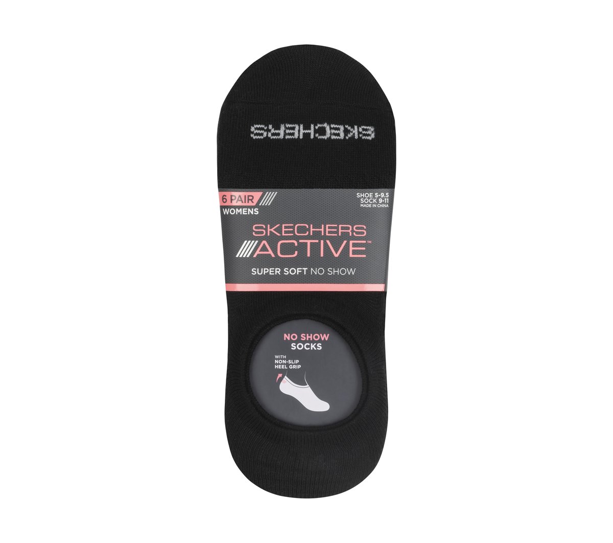 Skechers- Women|Clothing Super Soft No Show Liner Socks - 6 Pack
