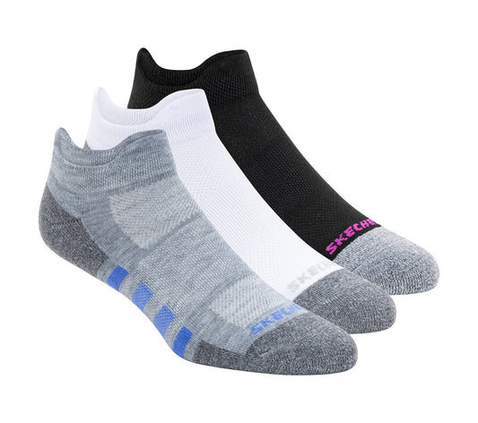 Skechers- Women|Clothing Work: Lowcut Heel Tab Socks - 3 Pack
