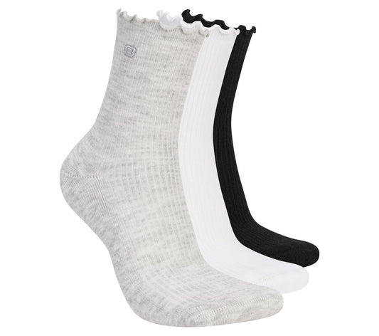 Skechers- Women|Clothing 3 Pack Women's Ankle Lettuce Socks
