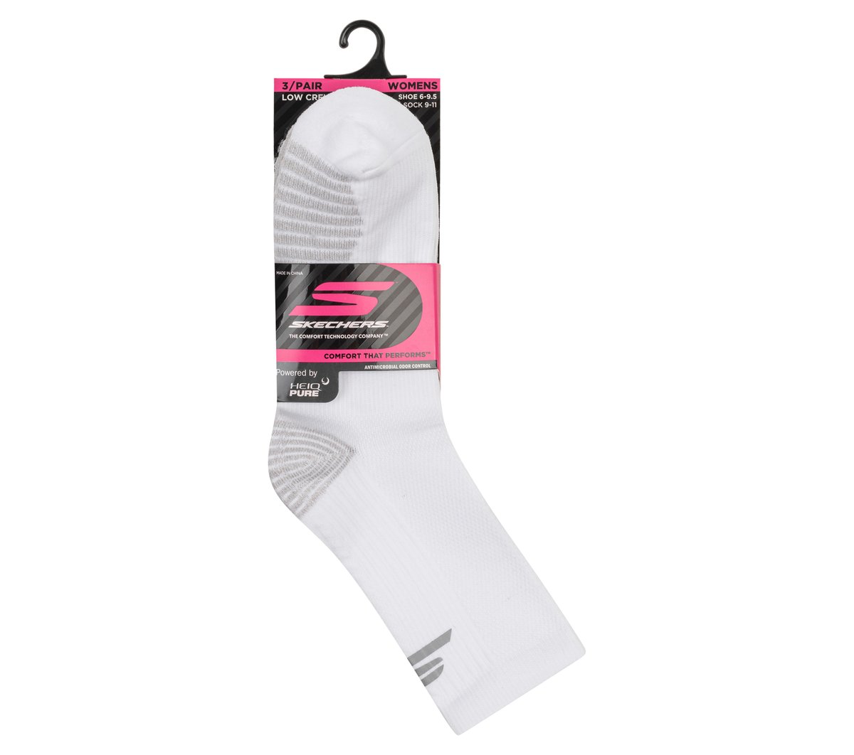Skechers- Women|Clothing 3 Pack Women's Half Terry Low Crew Socks
