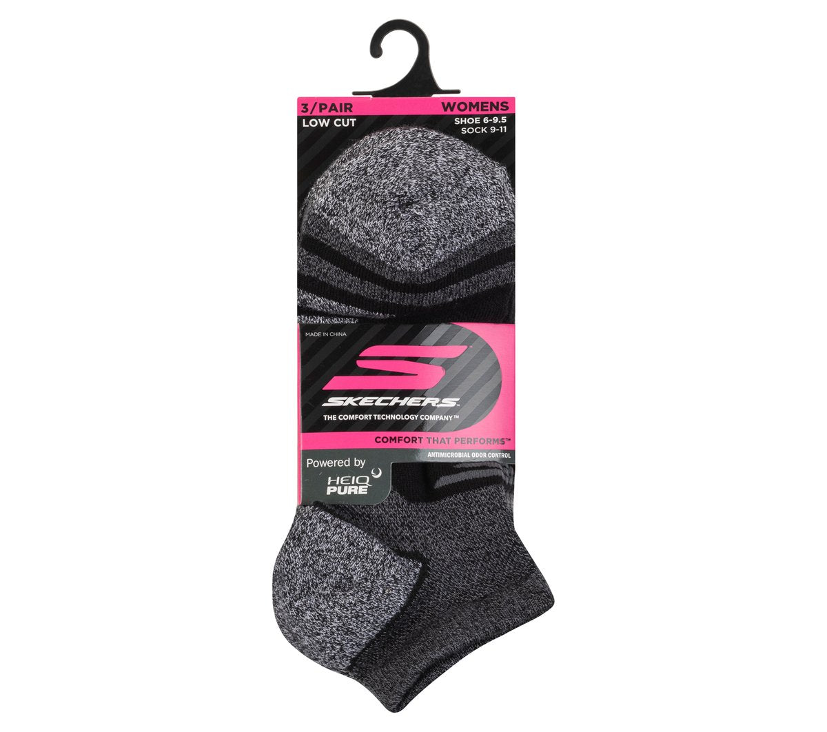 Skechers- Women|Clothing 3 Pack Women's Performance Low Cut Running Socks
