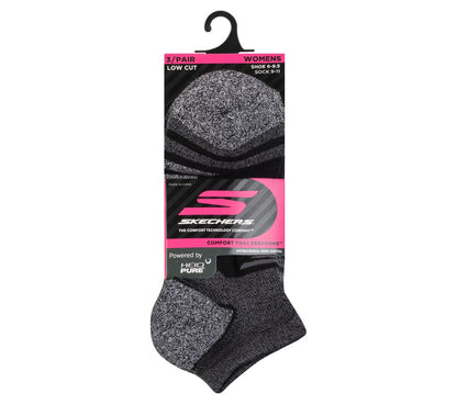 Skechers- Women|Clothing 3 Pack Women's Performance Low Cut Running Socks