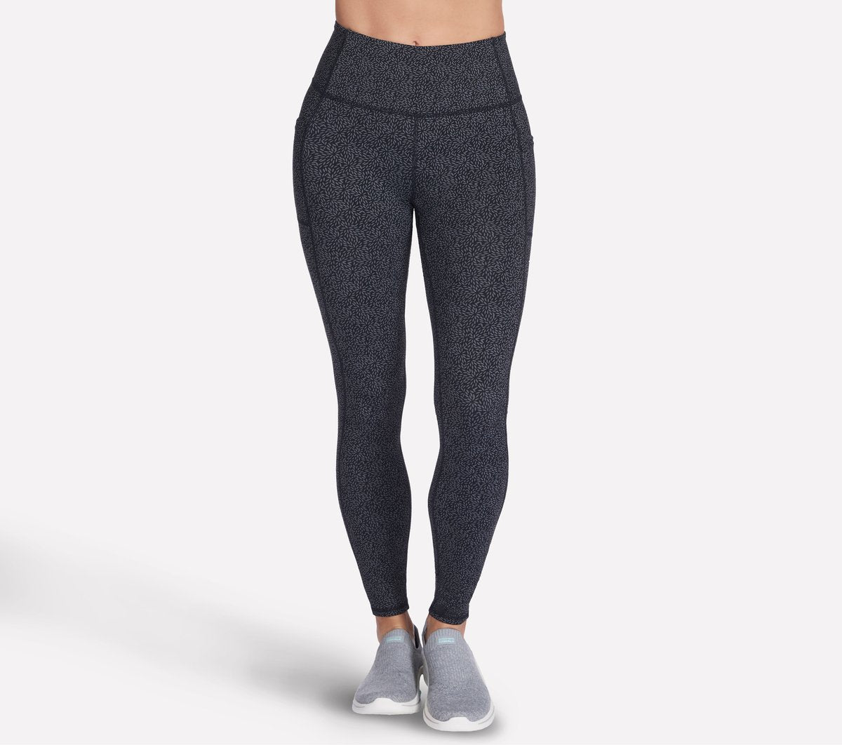 Skechers- Women GO WALK Full Length High-Waisted Daisies Legging
