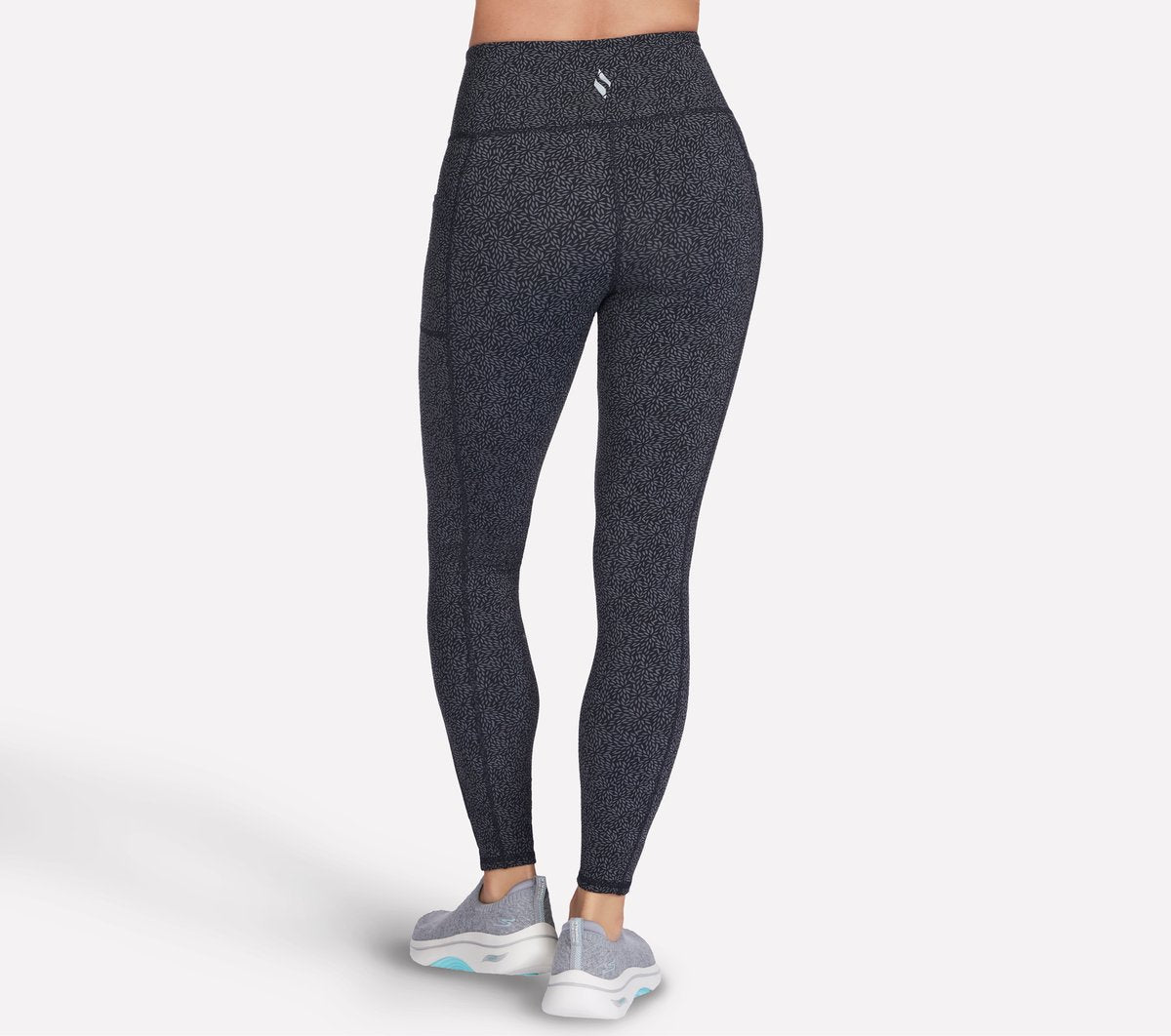 Skechers- Women GO WALK Full Length High-Waisted Daisies Legging