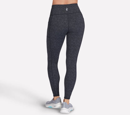 Skechers- Women GO WALK Full Length High-Waisted Daisies Legging