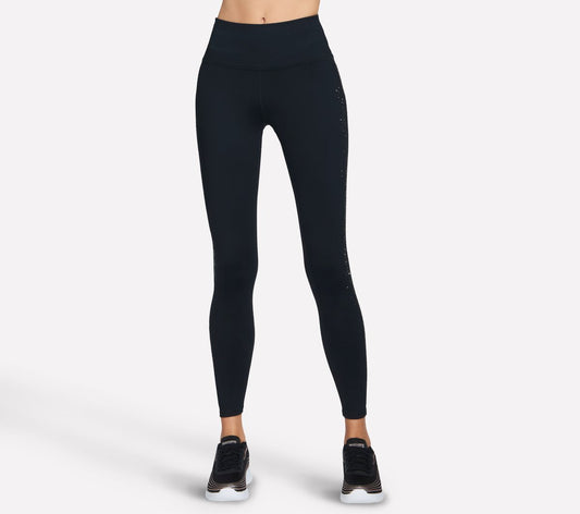 Skechers- Women GO WALK Diamond-Studded Full Length High-Waisted Legging