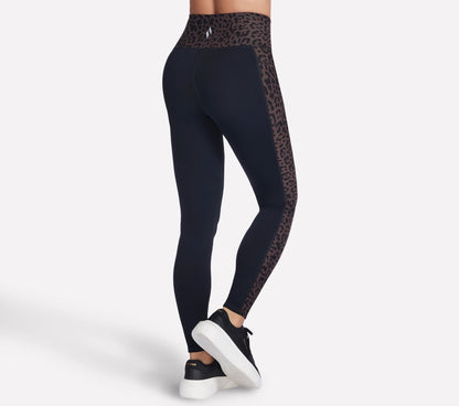 Skechers- Women GO WALK Full Length High-Waisted Cheetah Legging
