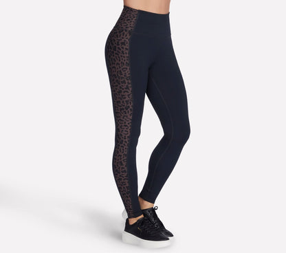 Skechers- Women GO WALK Full Length High-Waisted Cheetah Legging
