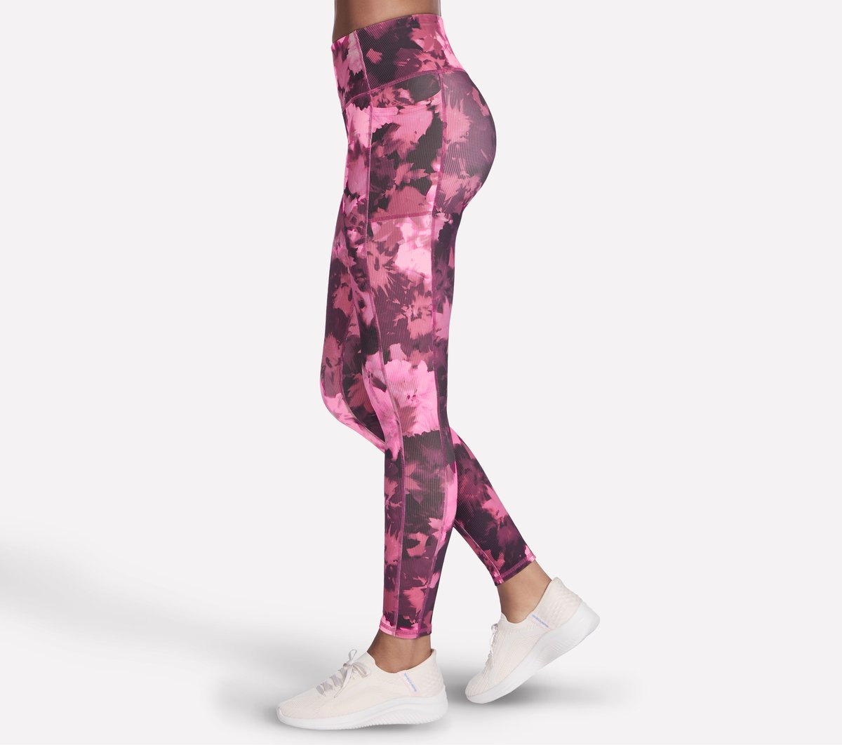 Skechers- Women GO FLEX RIB Inbloom Full Length High-Waisted Legging