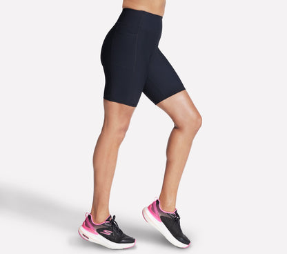 Skechers- Women GO FLEX RIB High Waisted 8 Inch Bike Short