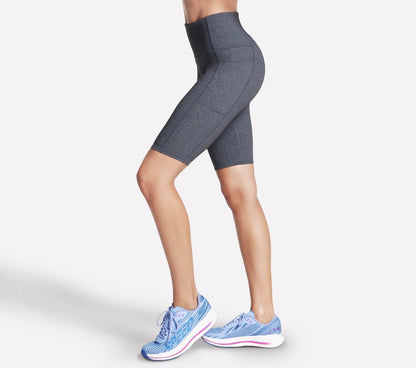 Skechers- Women GO WALK High Waisted 10 Inch Bike Short