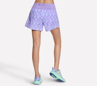 Skechers- Women Tempo 4 Inch Printed Short