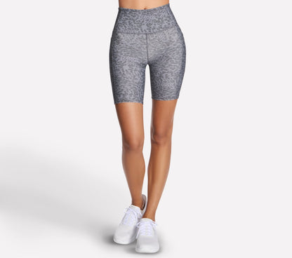 Skechers- Women GO FLEX Printed High Waisted 8 Inch Bike Short