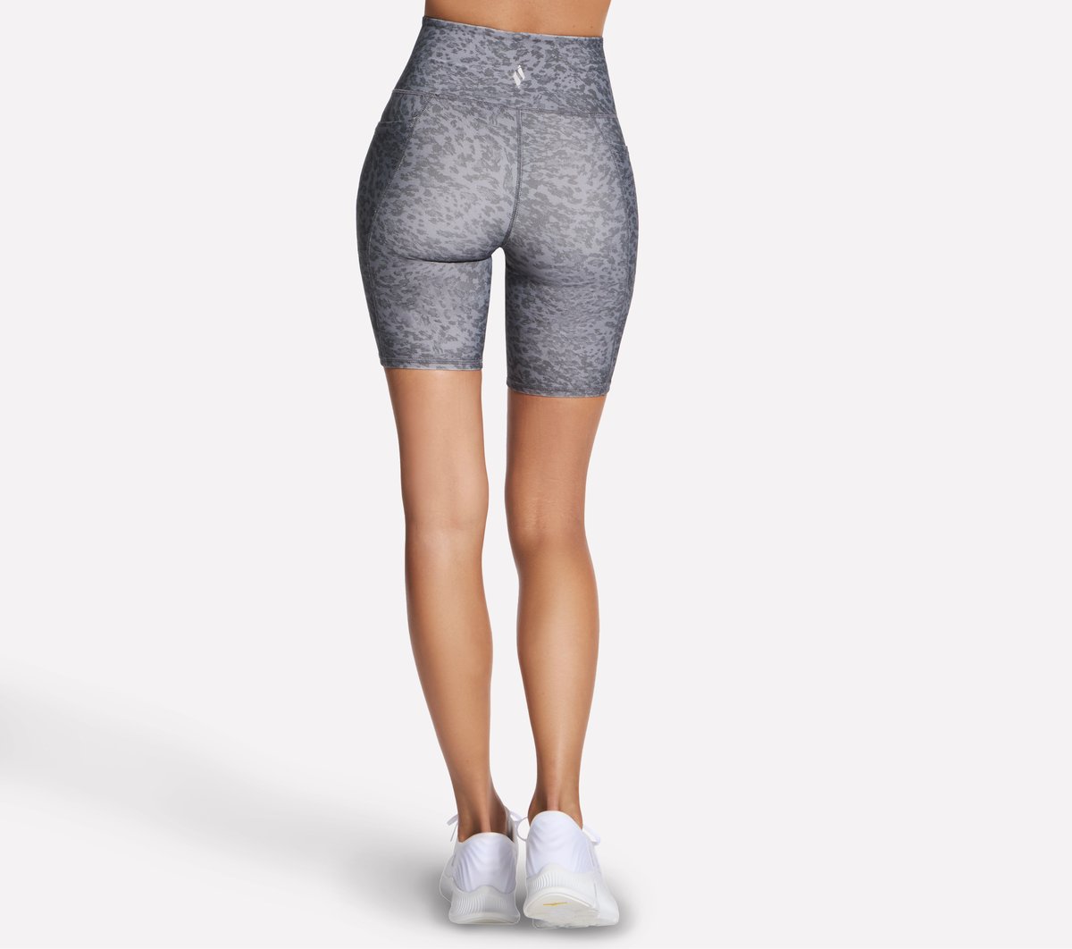 Skechers- Women GO FLEX Printed High Waisted 8 Inch Bike Short
