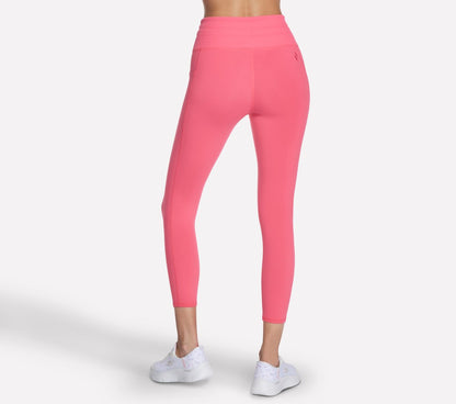 Skechers- Women GO WALK Rib Mix High Waisted 7/8 Legging