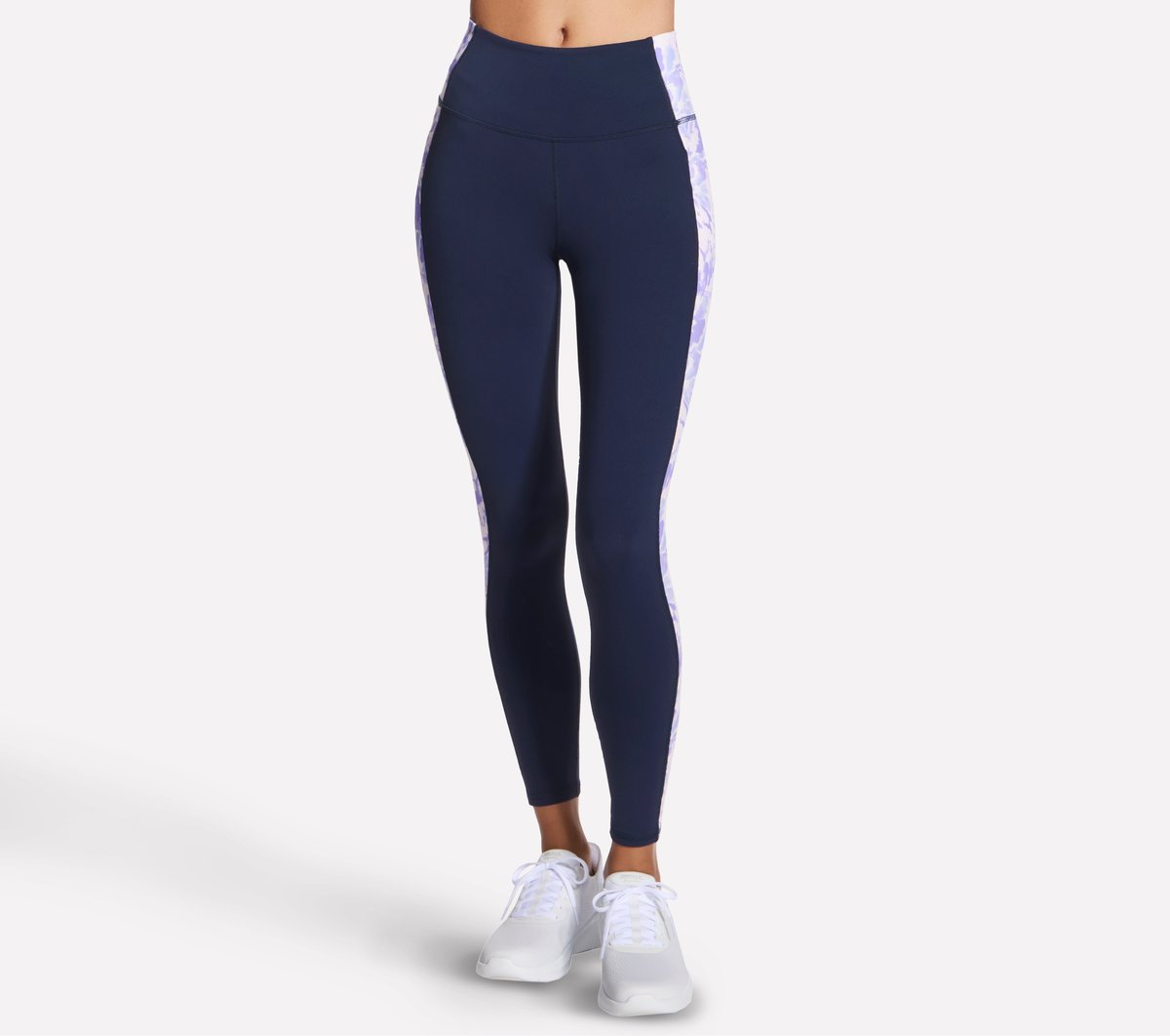 Skechers- Women GO WALK Block Full Length High-Waisted Legging