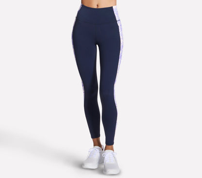 Skechers- Women GO WALK Block Full Length High-Waisted Legging