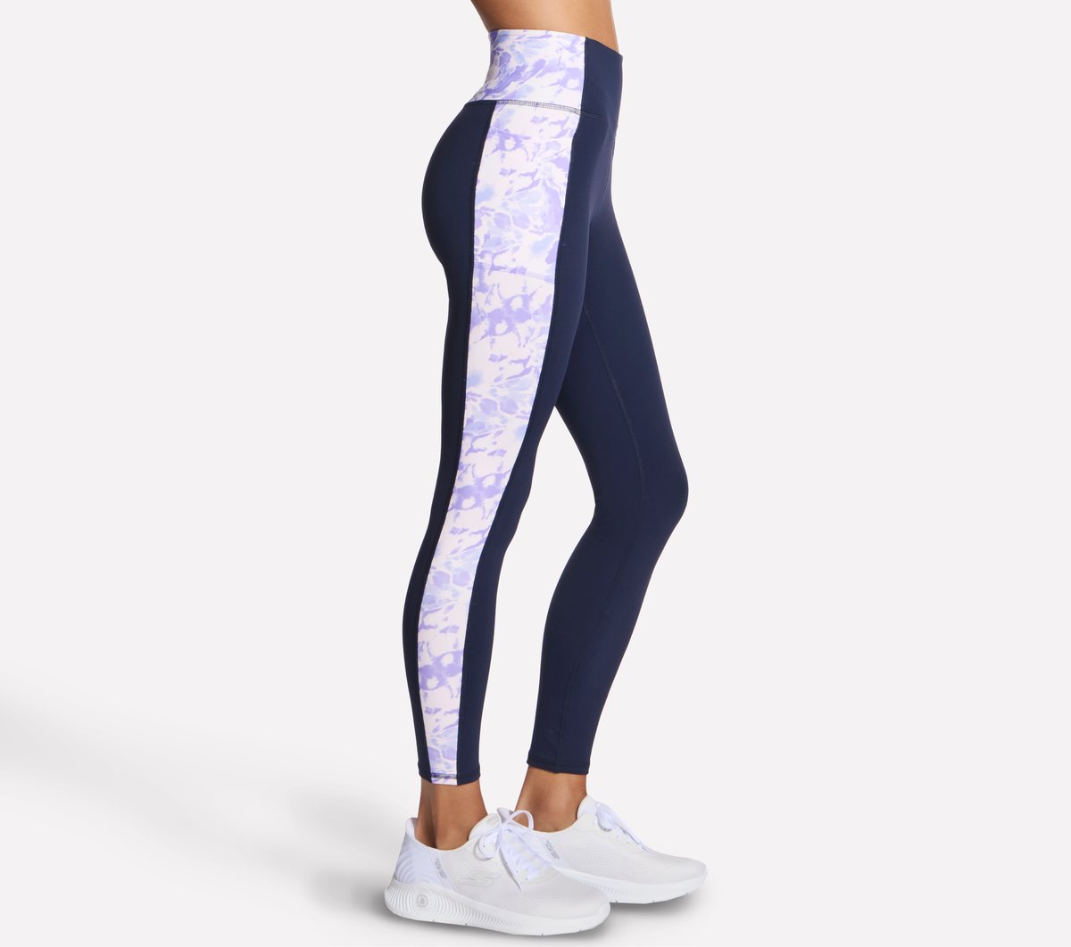 Skechers- Women GO WALK Block Full Length High-Waisted Legging