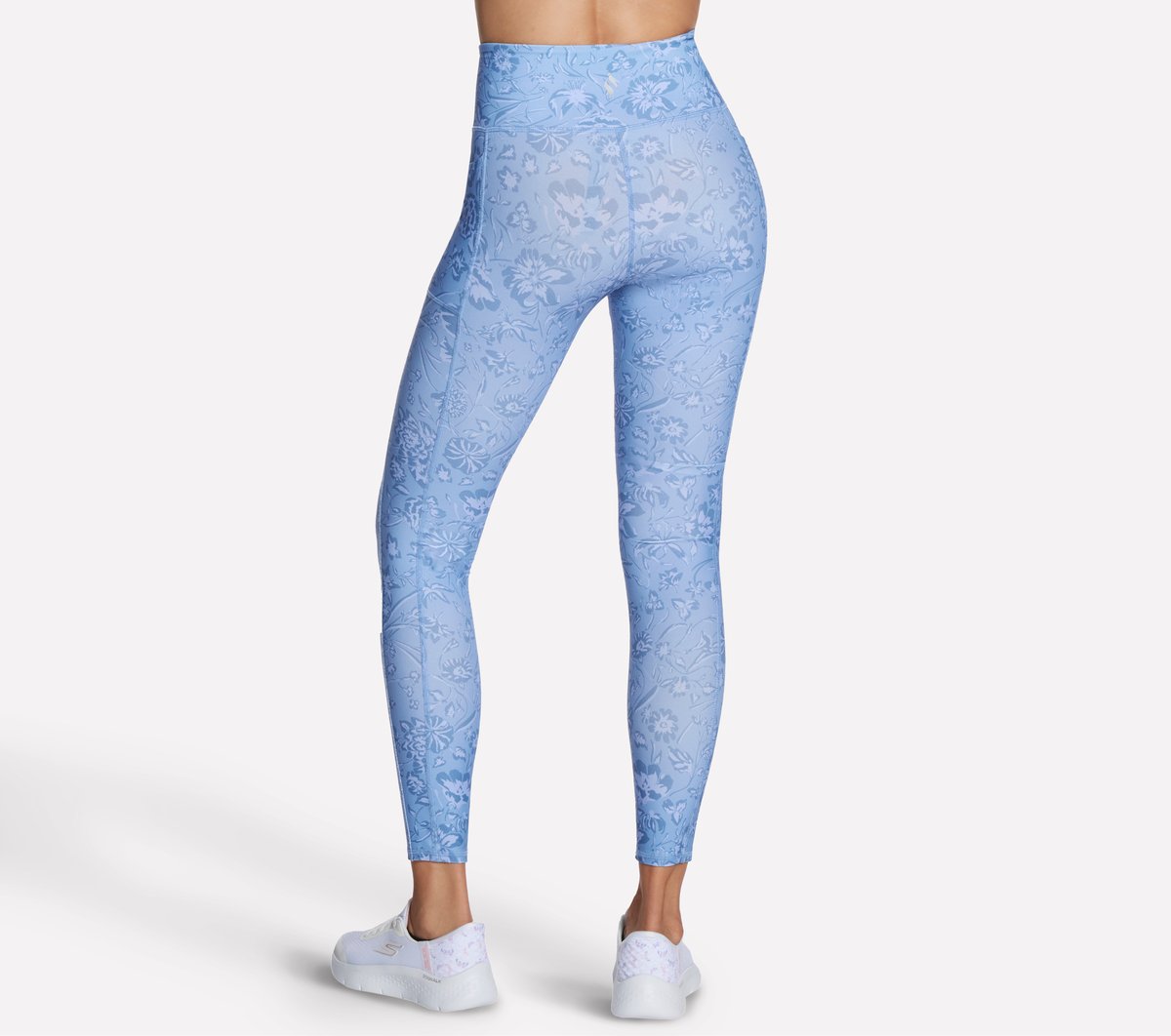 Skechers- Women GO WALK Printed Full Length High-Waisted Legging