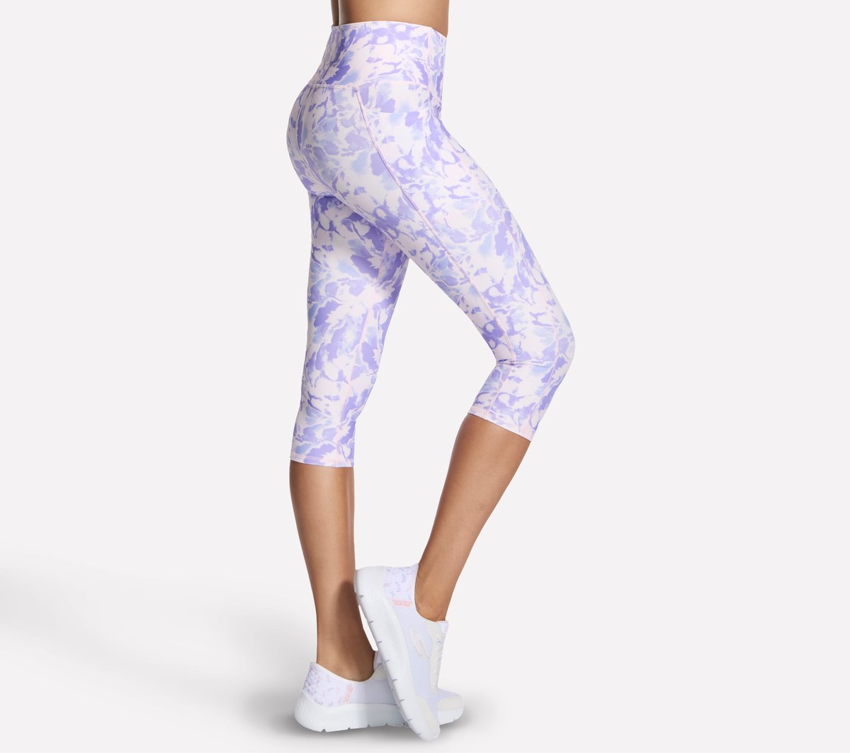Skechers- Women GO FLEX Printed High Waisted Capri