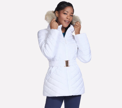 Skechers- Women On-The-GO GO SHIELD Cozy Fit Belted Parka
