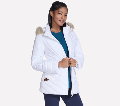 Skechers- Women On-The-GO GO SHIELD Cozy Fit Belted Parka