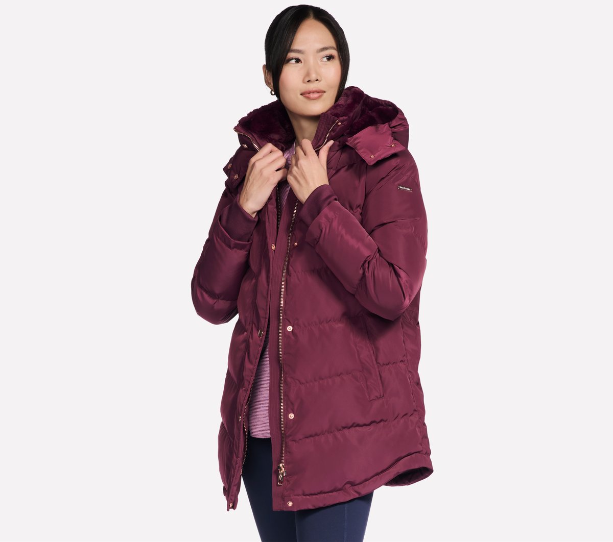 Skechers- Women On-The-GO Cozy Fit Down Parka