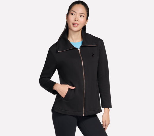 Skechers- Women GO SNUGGLE Tunic Full Zip Jacket