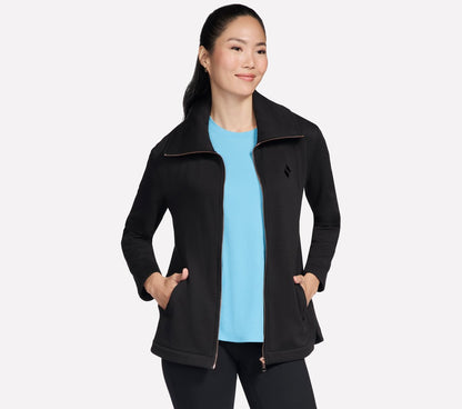 Skechers- Women GO SNUGGLE Tunic Full Zip Jacket