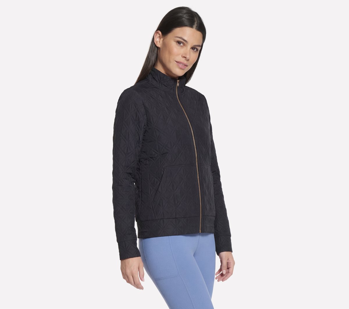 Skechers- Women GO WALK Everywhere Cozy Fit Diamond Jacket