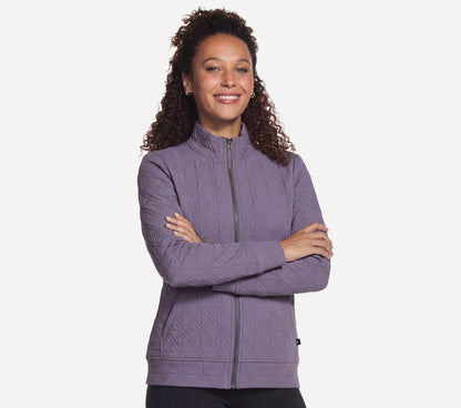 Skechers- Women GO WALK Everywhere Cozy Fit Diamond Jacket