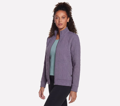 Skechers- Women GO WALK Everywhere Cozy Fit Diamond Jacket